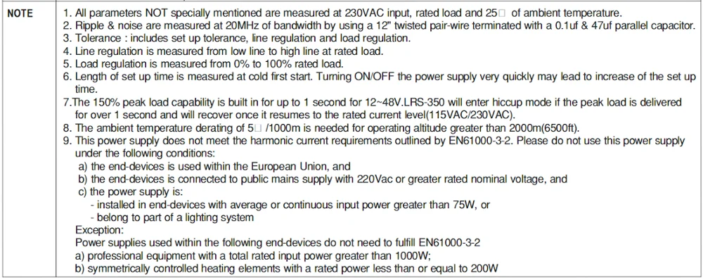 Meanwell LRS-350-5CCG 5V60A 300W LED-strömförsörjning