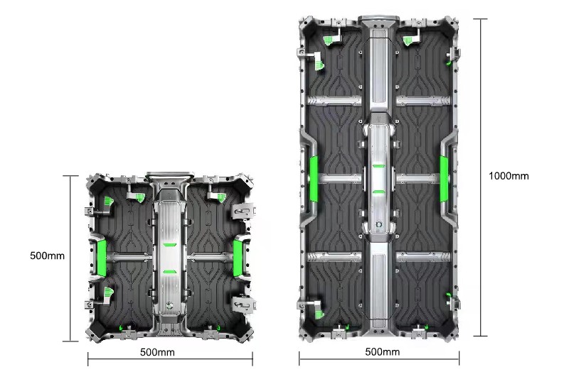 P1.953 NG500 Binnehuur 500mmx500mm LED-kas